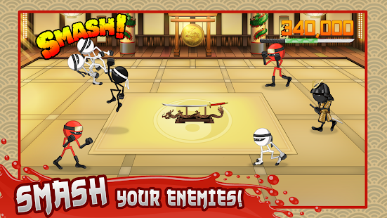 Screenshot 2 for Stickninja Smash 1.4.5 MOD APK Unlimited Money