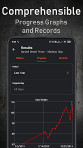 Screenshot 2 for GymUp PRO 11.19 APK Full Version