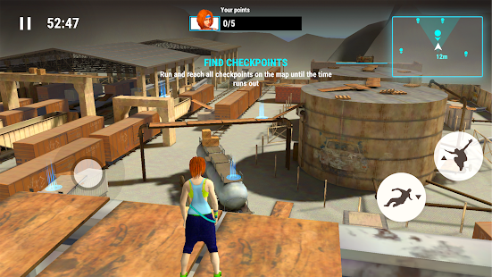 Screenshot 4 for Parkour Simulator 3D 3.3.4 MOD Unlimited Respects