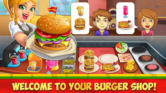 Screenshot 1 for My Burger Shop 2 Fast Food Restaurant Game 1.4.4 Mod Money