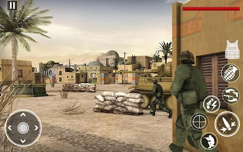 Screenshot 4 for World War in Pacific FPS Shooting Game Survival 1.0.5 MOD APK