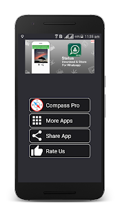 Screenshot 1 for Digital Compass Pro 1.70 Ads-Free