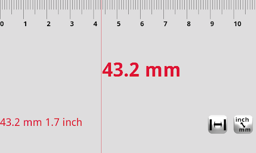 Screenshot 1 for Ruler 7.0 Ad Free