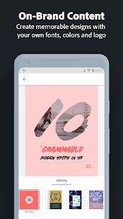 Screenshot 5 for Adobe Spark Post Graphic design made easy 3.8.0 Unlocked