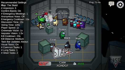 Screenshot 3 for Among Us 2020.9.9 Mod Unlocked