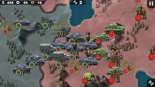 Screenshot 1 for World Conqueror 4-WW2 Strategy 1.16.2 MOD APK Unlimited Resources