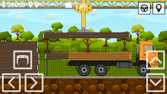 Screenshot 3 for Mini Trucker 2D offroad truck simulator 1.2.5.4 MOD (Unlimited Money)