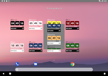 Screenshot 6 for World Clock Widget 1.10 Paid