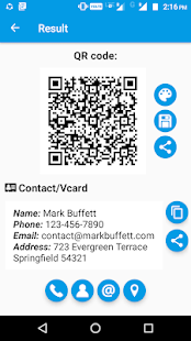 Screenshot 1 for QR and Barcode Scanner PRO 1.2.6