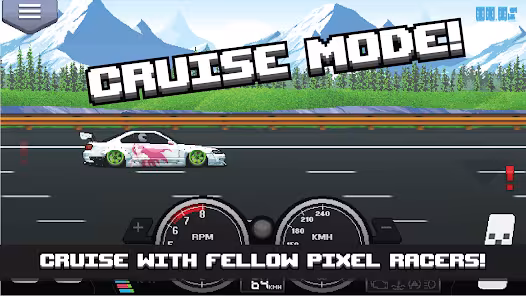 Screenshot 3 for Pixel Car Racer 1.2.5 MOD APK Unlimited Money