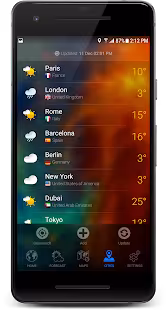 Screenshot 7 for 3D EARTH PRO local weather forecast & rain radar 1.1.14 Paid