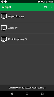 Screenshot 1 for AirSpot AirPlay + DLNA for Spotify  no root 1.4 APK