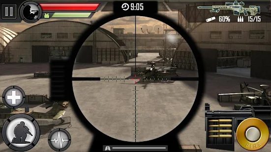 Screenshot 3 for Modern Sniper 2.00 MOD APK Unlimited Gold