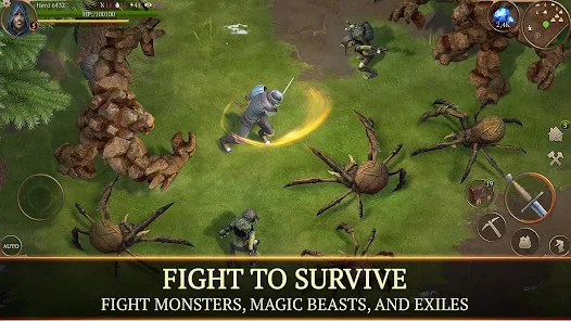 Screenshot 3 for Stormfall Saga of Survival 1.15.0 MOD APK Dumb Enemies
