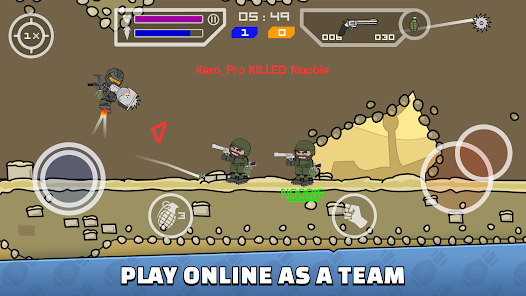 Screenshot 1 for Doodle Army 2 Mini Militia 2.2.2