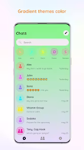 Screenshot 5 for Messenger SMS 38 MOD APK Premium Unlocked