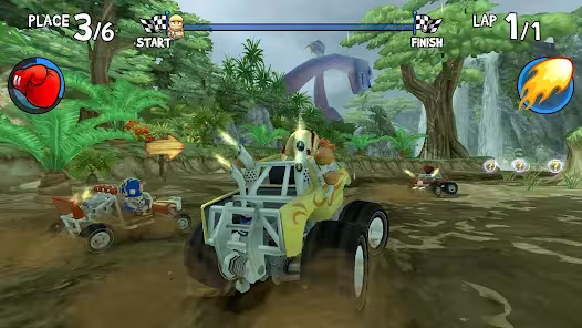 Screenshot 1 for Beach Buggy Racing 2024.01.04 MOD APK Unlimited Money