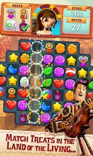 Screenshot 1 for Sugar Smash Book of Life Free Match 3 Games. 3.104.105 Mod money