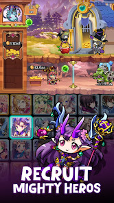 Screenshot 2 for Idle Goddess Angels Waifu RPG Mod APK 0.5.2 Unlimited money Free purchase