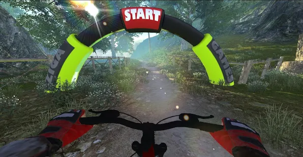 Screenshot 2 for MTB DownHill Multiplayer 1.0.23 MOD APK