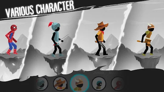 Screenshot 2 for Stickarchery Master 1.2.4 MOD  (Unlimited gold coins + diamonds)