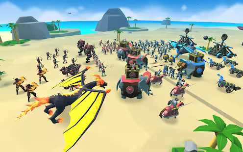 Screenshot 4 for Epic Battle Simulator 2 1.4.10 MOD APK