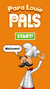 Screenshot 1 for Papa Louie Pals Mod APK 2.1.2 Remove ads Mod speed