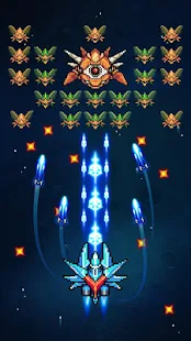 Screenshot 6 for Galaxiga Classic 80s Arcade Space Shooter 13.9 Mod Unlimited Coin / Gems