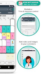 Screenshot 4 for Work Shift Calendar 2.0.6.8 MOD APK Premium Unlocked