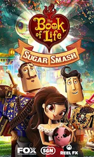 Screenshot 5 for Sugar Smash Book of Life Free Match 3 Games. 3.104.105 Mod money