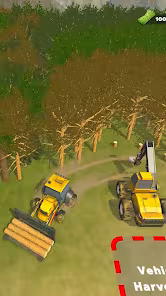 Screenshot 4 for Mega Harvester Lumber Factory Mod APK 1.0.7 Unlimited money