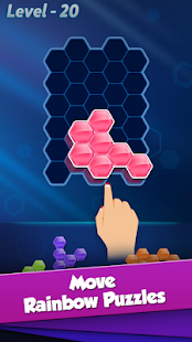 Screenshot 1 for Block Hexa Puzzle 5.0.3 MOD (Hints + Unlocked)