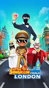 Screenshot 1 for Little Singham No 1 Runner 3.13.133 MOD APK Unlimited Money
