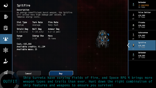 Screenshot 5 for Space RPG 4 0.996 MOD APK Unlimited Money