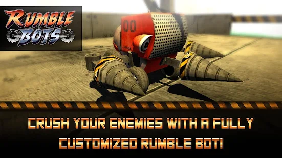 Screenshot 1 for Rumble Bots 1.3.6 MOD APK (Unlimited Money)