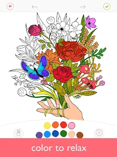 Screenshot 2 for Colorfy Coloring Book for Adults Free Plus 3.7 APK