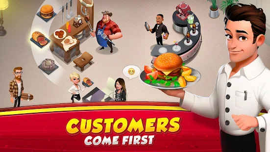 Screenshot 2 for World Chef 2.5.3 MOD (Instant Cooking + Unlimited Storage)