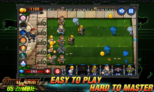 Screenshot 3 for Army vs Zombies 2.0.1.8 MOD APK Unlimited Diamonds