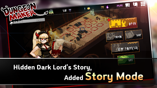 Screenshot 2 for Dungeon Maker 1.10.18 b444 Mod Free Shopping / Red Devils to Unlimited