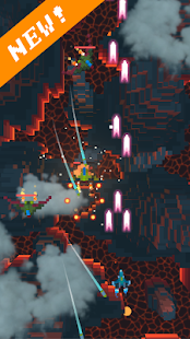 Screenshot 1 for Retro Shooting Pixel Space Shooter 1.6.4 MOD APK Unlocked