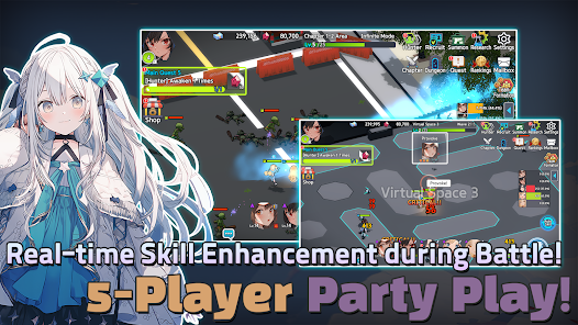 Screenshot 1 for Hunter Party 1.29.3 MOD APK Unlimited Diamonds, Experience Multiplier