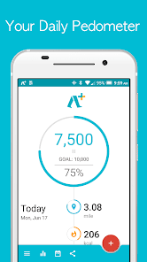 Screenshot 1 for Accupedo+ pedometer step counter Premium 3.6.7.G