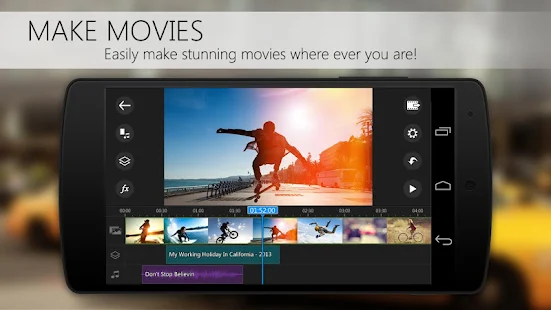 Screenshot 3 for PowerDirector Video Editor App 4K Slow Mo More 4.13.3 Unlocked