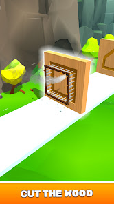 Screenshot 2 for Wood Cutter Saw Mod APK 0.6.4 Remove ads, Unlimited Money, Unlocked
