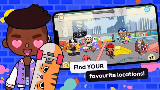 Screenshot 2 for Toca Boca World 1.90.2 MOD APK Unlocked