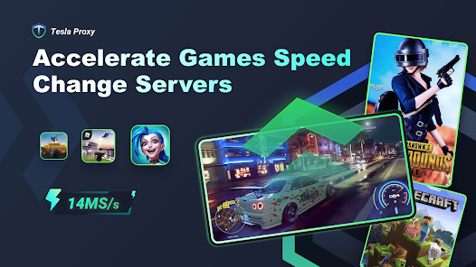 Screenshot 5 for Tesla Proxy 1.2.036 MOD APK Premium Unlocked, No ADS