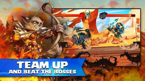Screenshot 2 for Tiny Gladiators 2 Fighting Tournament 1.1.3 MOD APK