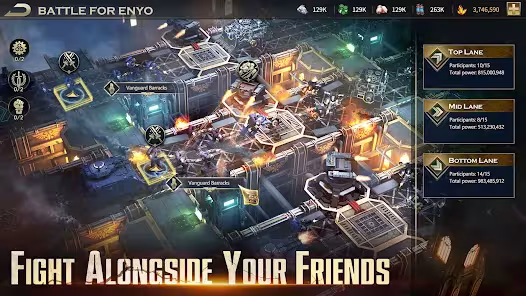 Screenshot 3 for Warhammer 40,000 Lost Crusade MMO 1.14.19 MOD APK Menu, Game Speed