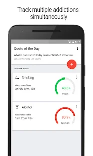 Screenshot 1 for Sobriety Counter Bad Habits Premium 2.0.10 APK