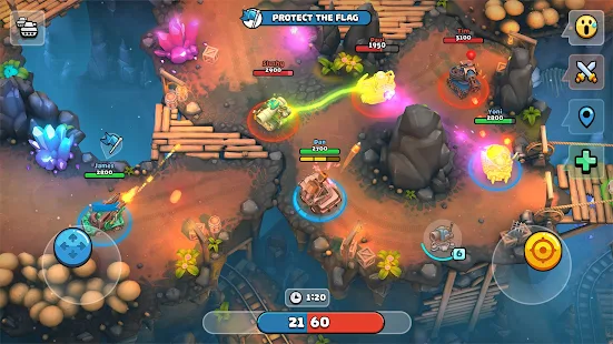 Screenshot 5 for Pico Tanks Multiplayer Mayhem 50.1.1 MOD APK Money